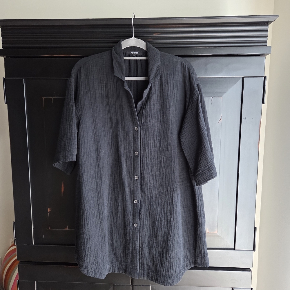 Madewell Black Swim Coverup